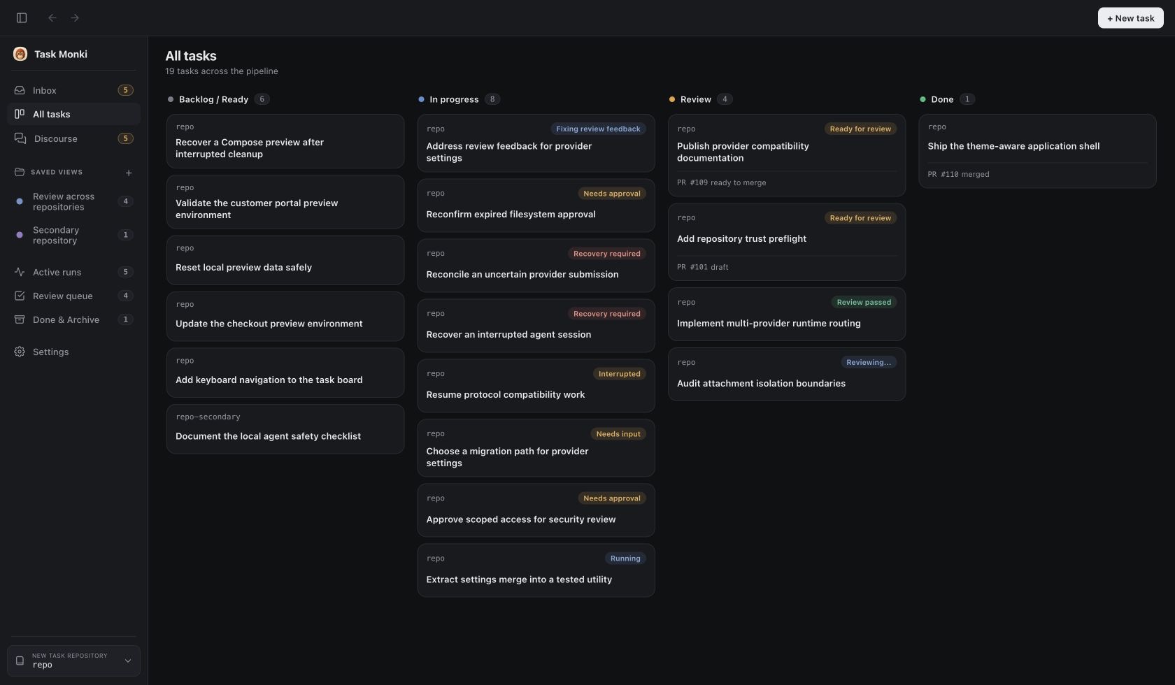 Task Monki screenshot